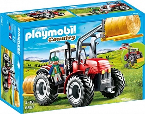 Игровой набор из серии Ферма: Большой трактор (Playmobil, 6867pm)